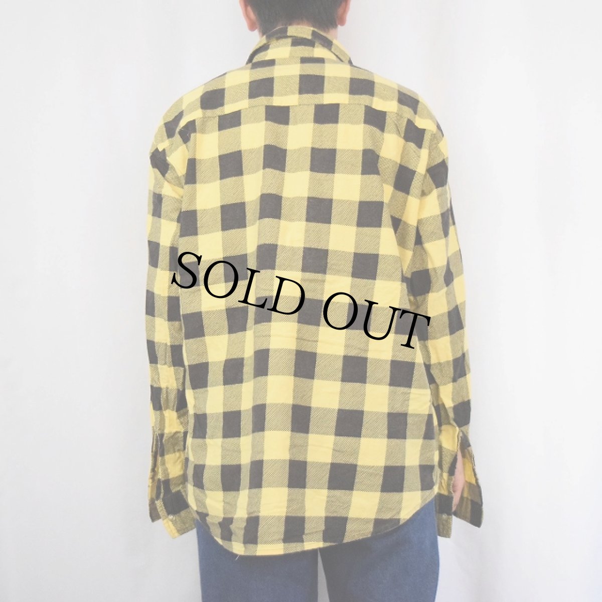 画像3: 70〜80's バッファローチェック柄 ライトネルシャツ XL (3)