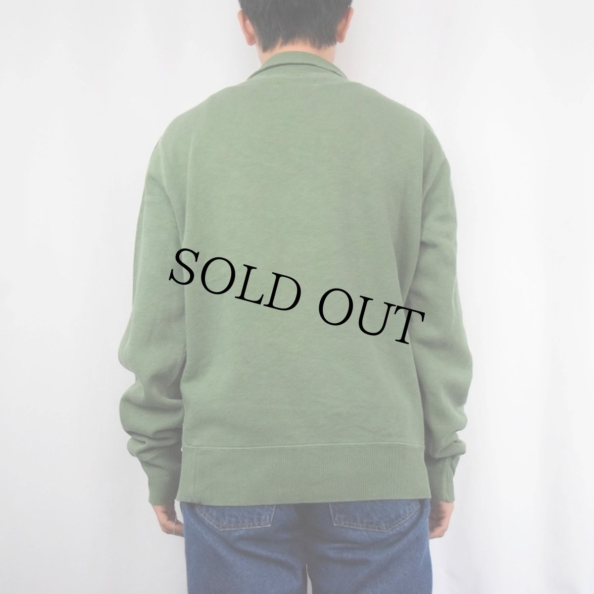 画像3: POLO Ralph Lauren ヘンリーネック ロゴ刺繍 ハイネックスウェット M (3)