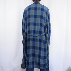 画像3: 【SALE】 60〜70's PENNEY'S TOWNCRAFT "PAR EXCELLENCE" オンブレーチェック柄ガウン (3)