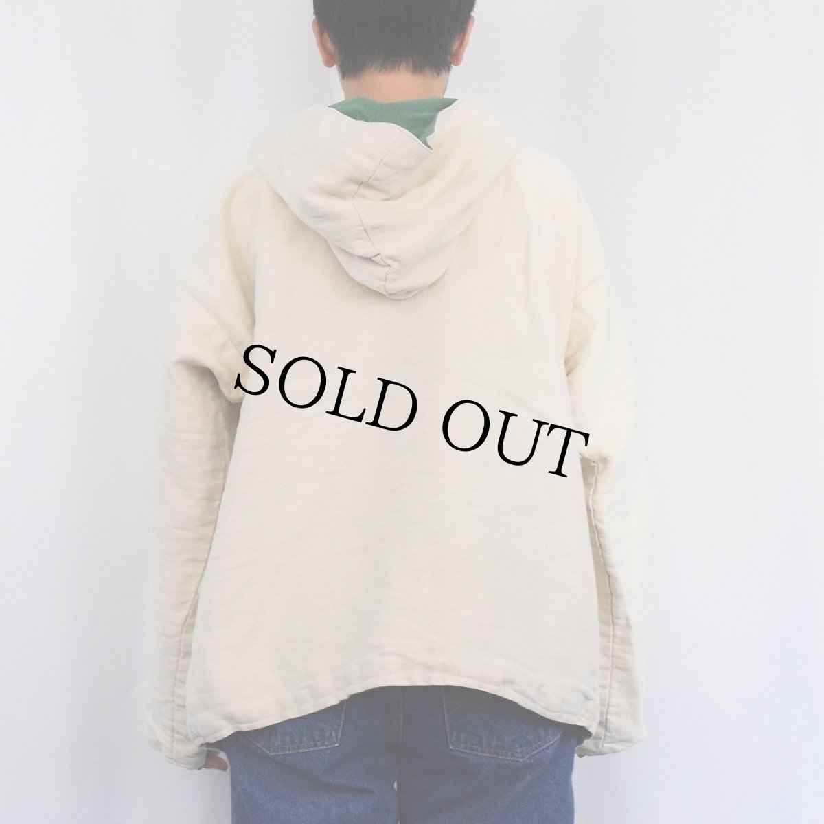 画像4: リバーシブル コットンフーディー (4)