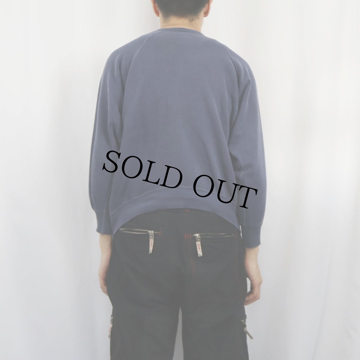 画像3: 50〜60's "BOBBY LEONARDS SPORTS CAMP" プリントラグランスウェット (3)