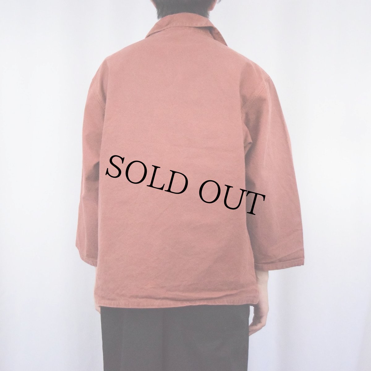 画像3: 〜90's ANNE AR BREIZ FRANCE製 フィッシャーマンスモック S (3)