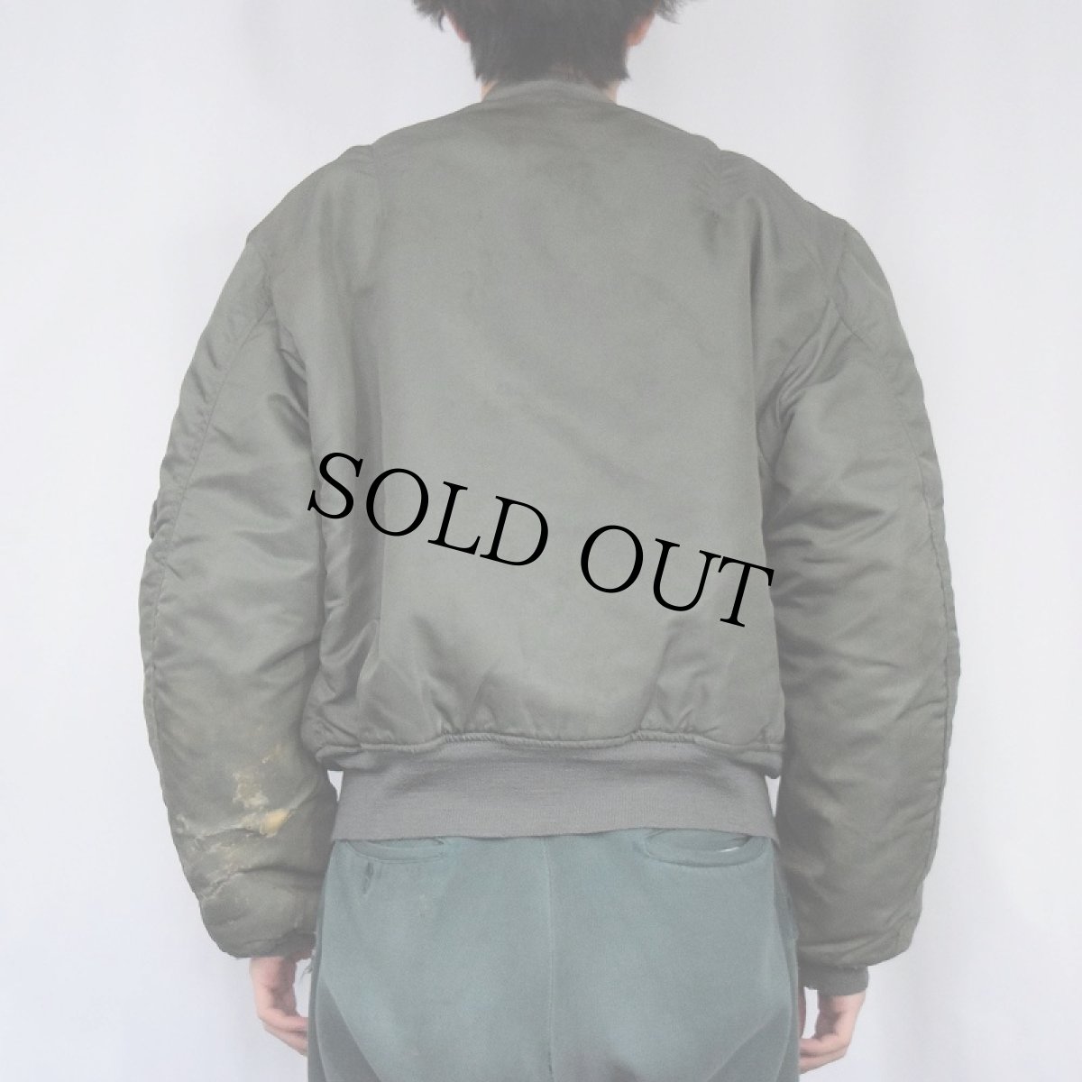 画像3: 60's U.S.AIR FORCE MA-1 D-TYPE フライトジャケット LARGE (3)