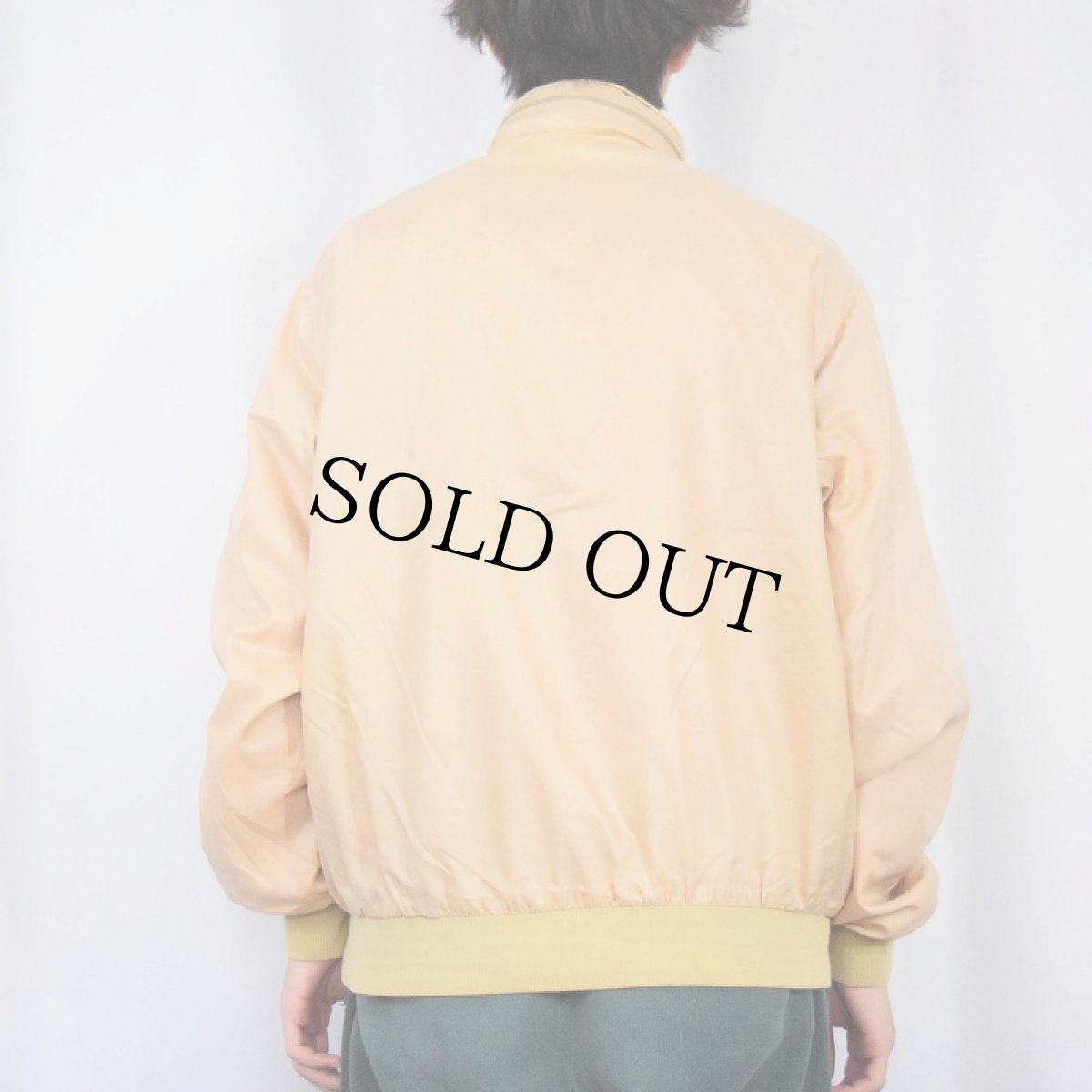 画像3: 80's IZOD LACOSTE ワッペン付き ナイロンジャケット L (3)