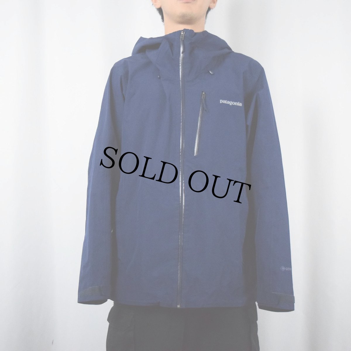 画像2: 2000's Patagonia カルサイトジャケット NAVY XXL (2)