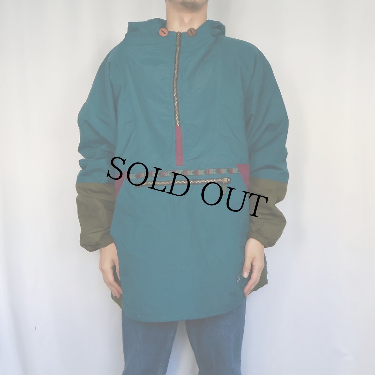 画像2: 90's L.L.Bean " Thinsulate 3M" 中綿入りアノラックパーカー (2)