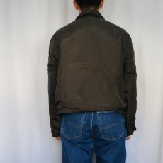 画像3: 60's CAMPUS ボアライナー ナイロンジャケット BLACK (3)
