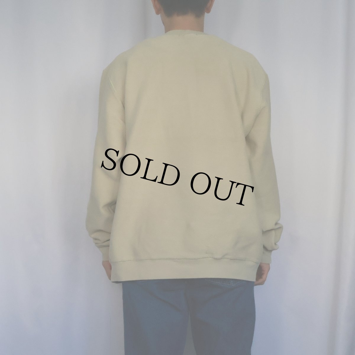 画像3: LANDS' END 前V 鹿の子スウェット XL (3)