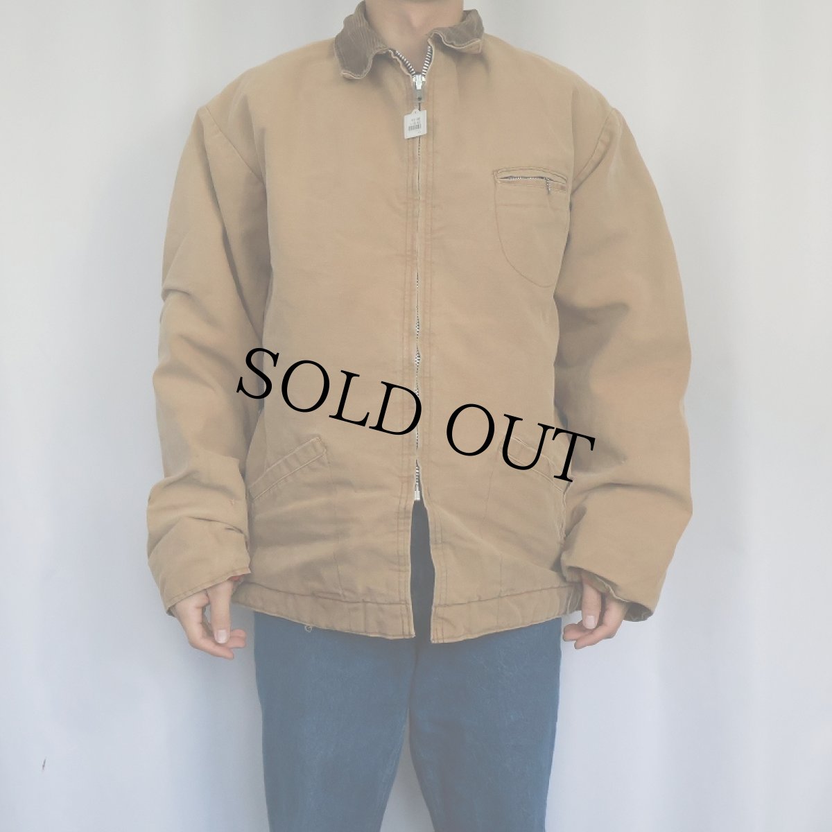 画像2: 70〜80's Big Dutch 内キルティング ダックカバーオール (2)