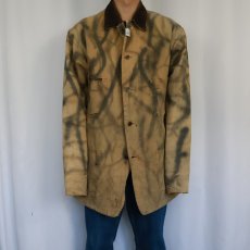 画像3: 70's OSH KOSH USA製 スプレーペイント ブランケットライナー ダックカバーオール 44L (3)