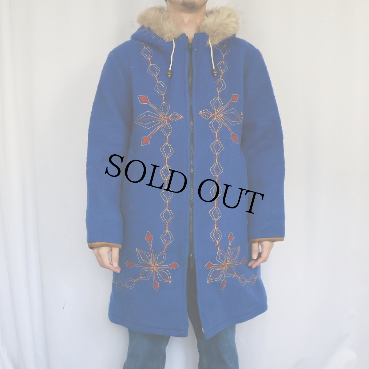 画像3: 70’s HUDSON’S BAY 刺? ウールエスキモーコート (3)