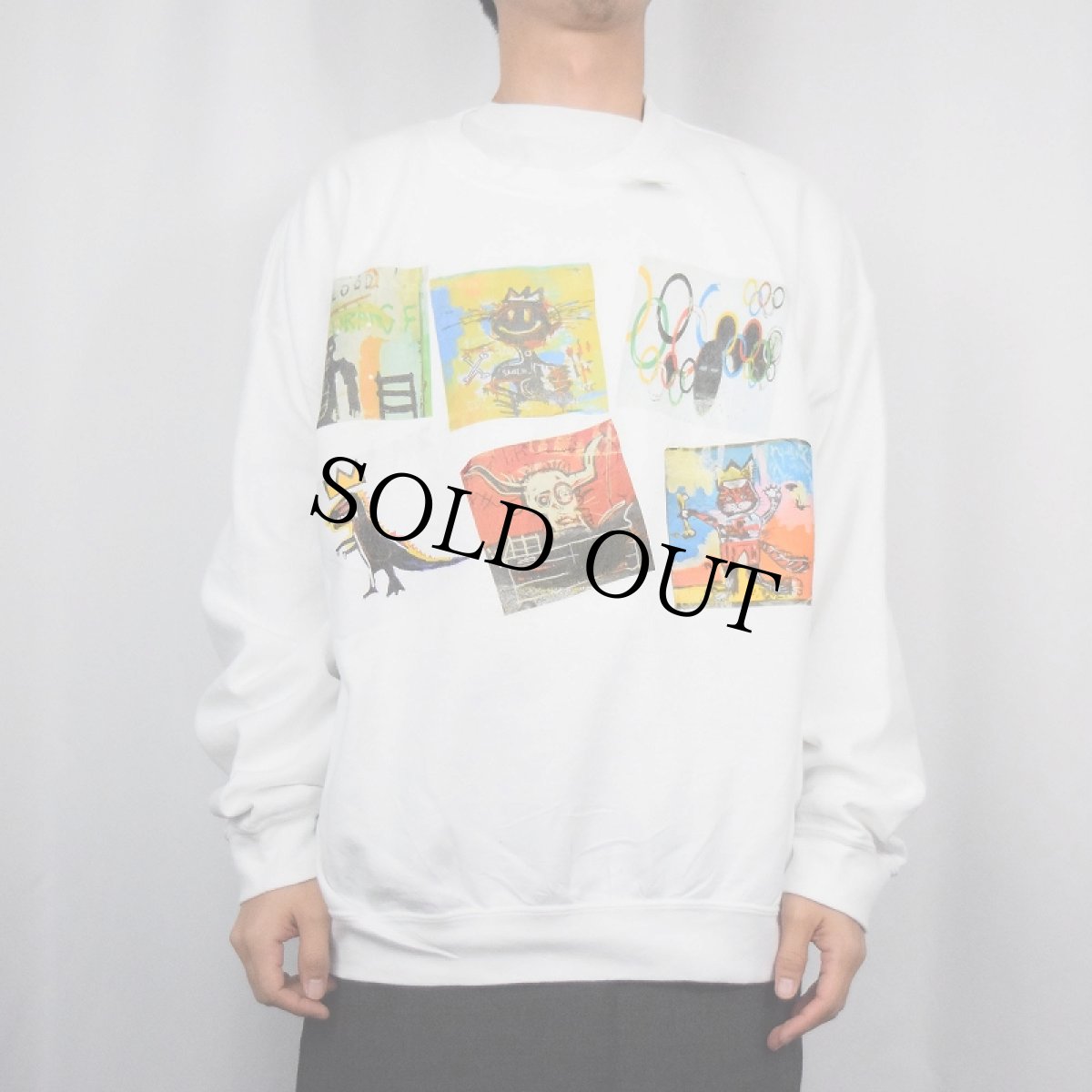 画像2: BASQUIAT アートプリントスウェット (2)