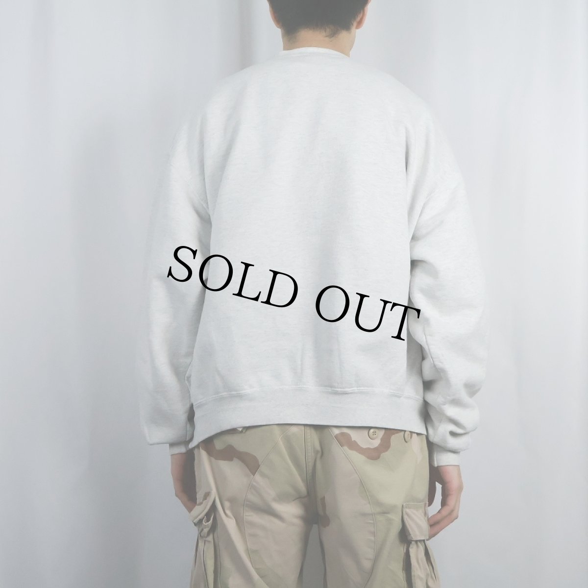 画像3: Champion "Goldman Sachs" 企業ロゴ刺繍 前Vスウェット XL (3)