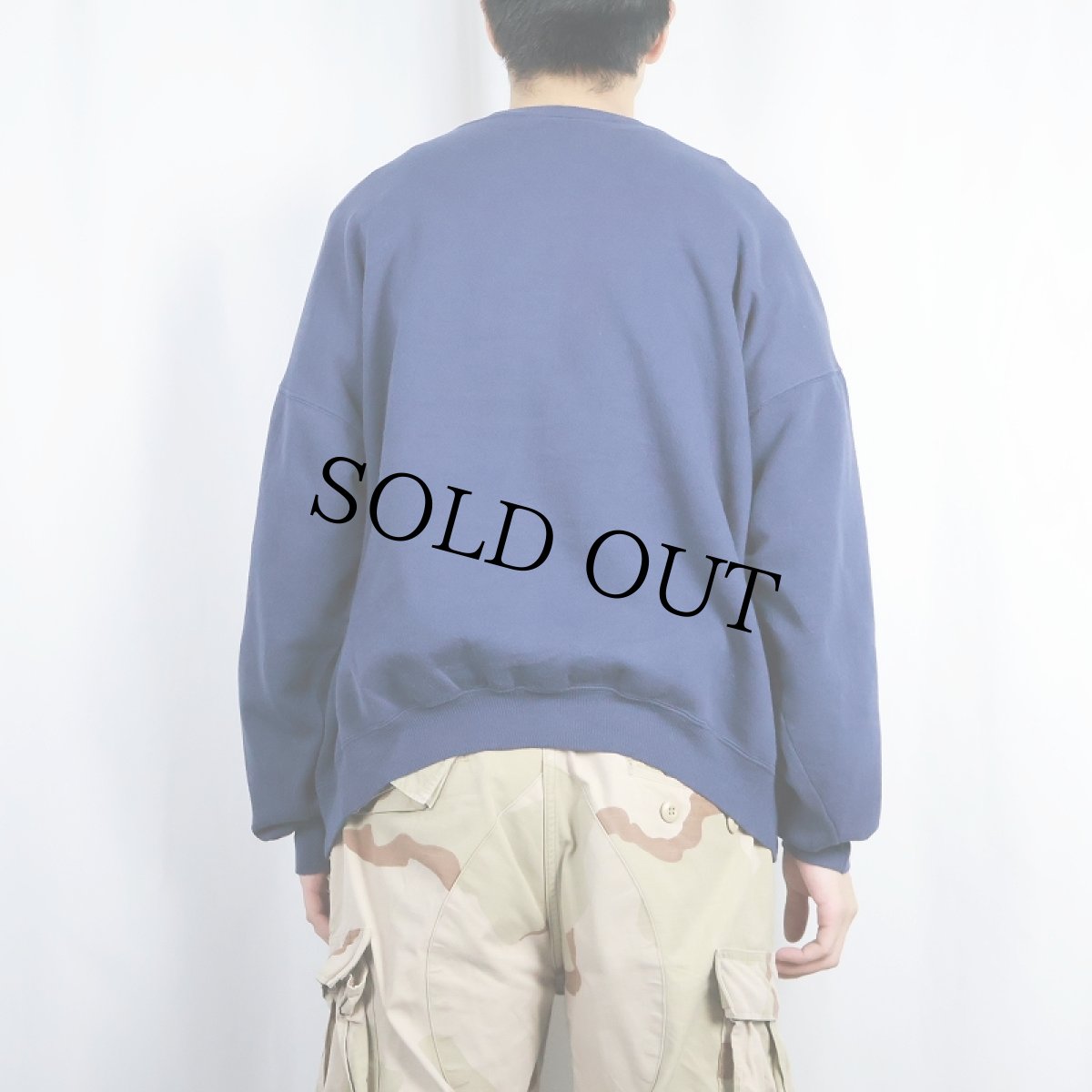 画像3: 2000s Hanes Premium Weight 無地スウェット NAVY XXL (3)