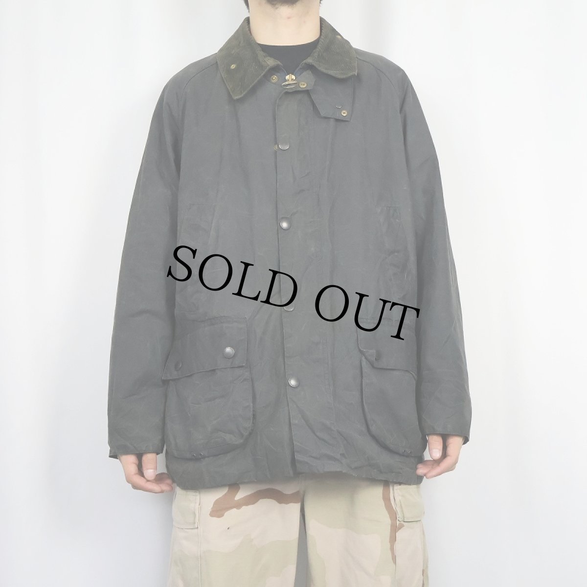画像2: 90's Barbour ENGLAND製 "BEDALE" オイルドジャケット 3ワラント (2)
