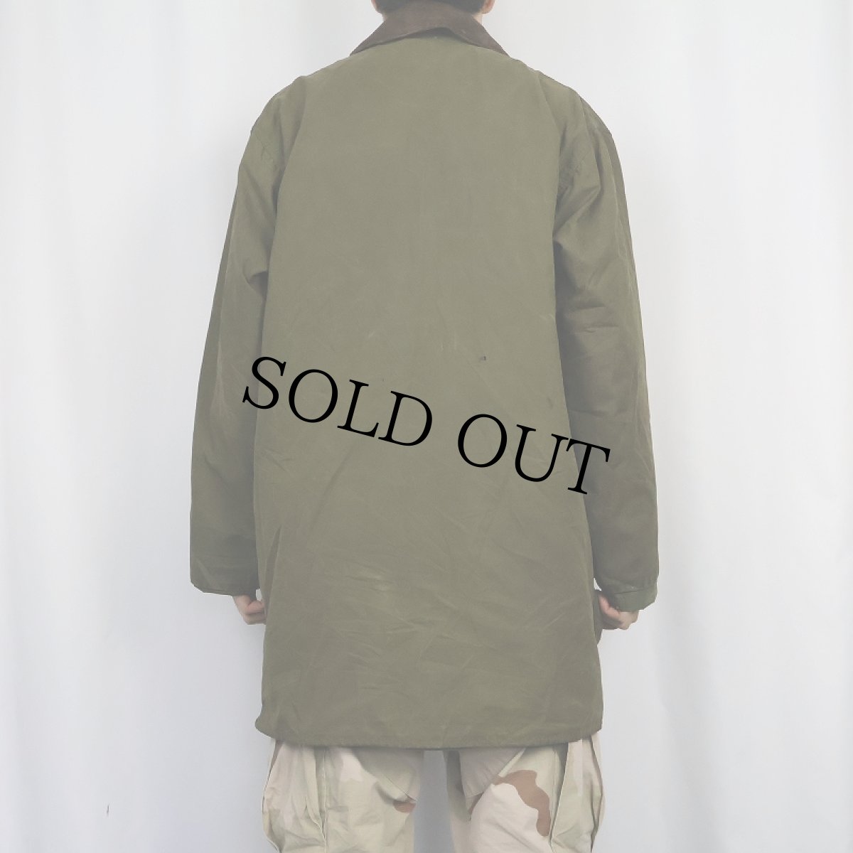 画像3: 90's Barbour ENGLAND製 "BORDER" オイルドジャケット 3ワラント (3)