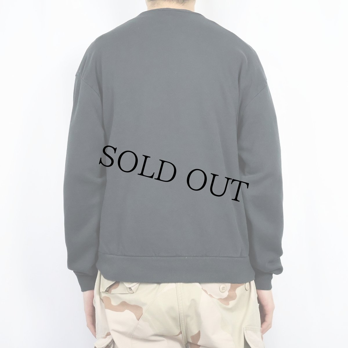 画像3: 90's JERZEES USA製 無地スウェット BLACK L (3)