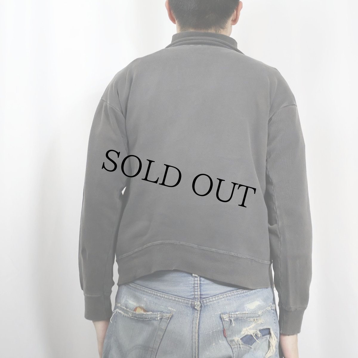 画像3: VINTAGE タートルネックスウェット BLACK (3)