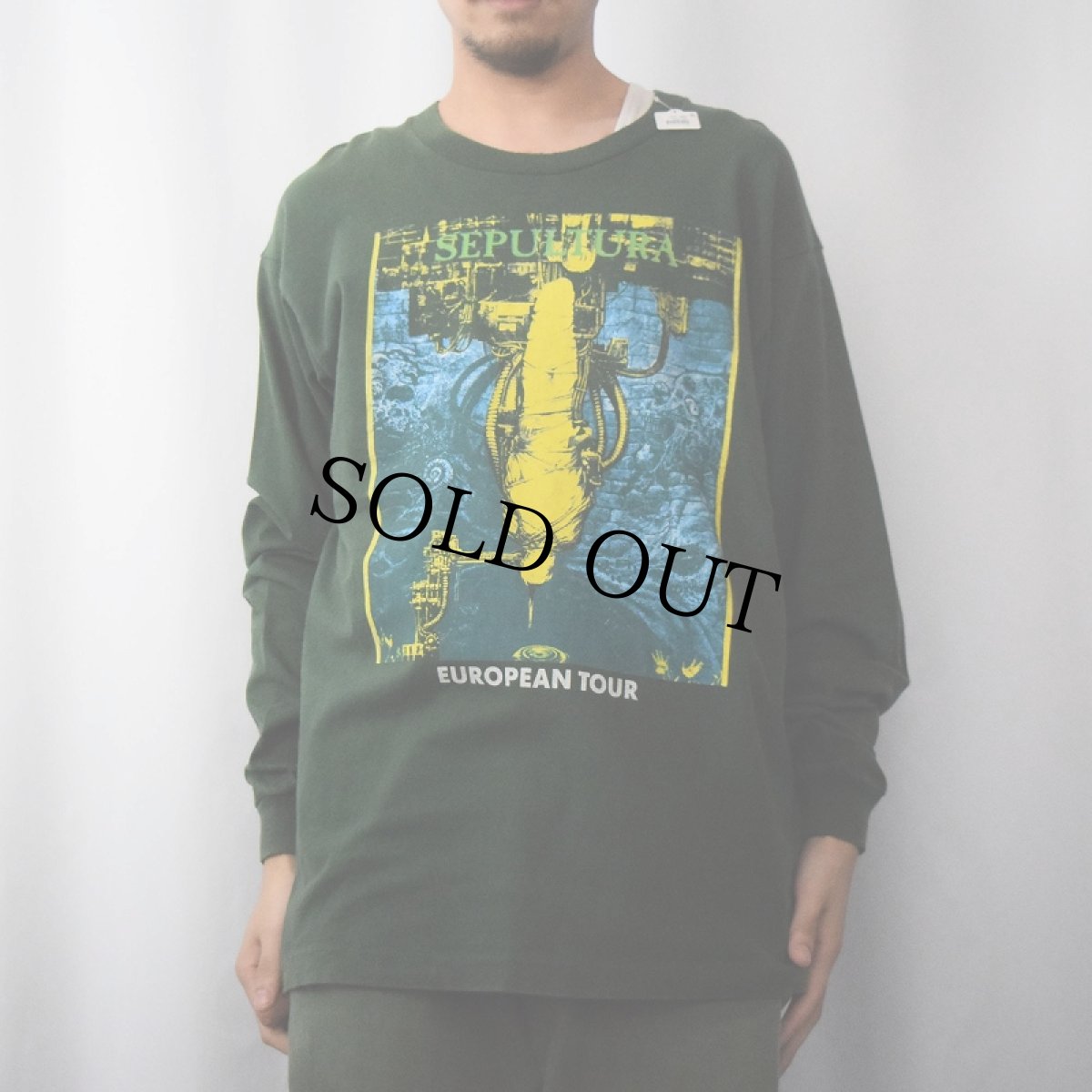 画像2: 90's SEPULTURA ヘヴィメタル・バンド ツアーロンT (2)