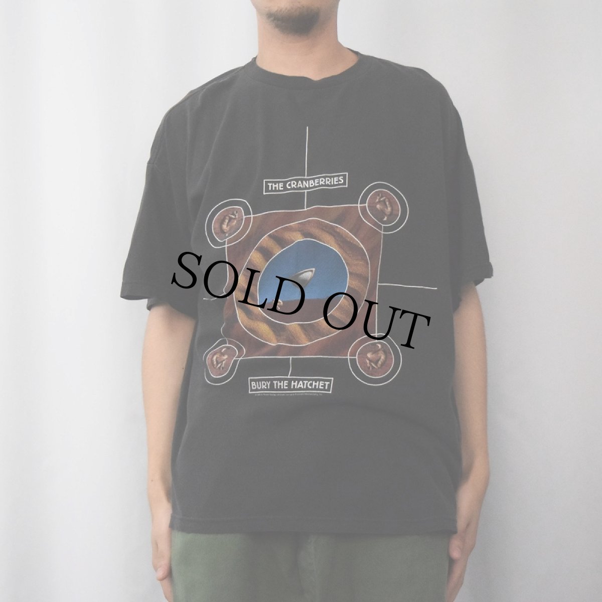 画像2: 【お客様専用ページ】90's THE CRANBERRIES ロックバンドプリントTシャツ BLACK XL (2)