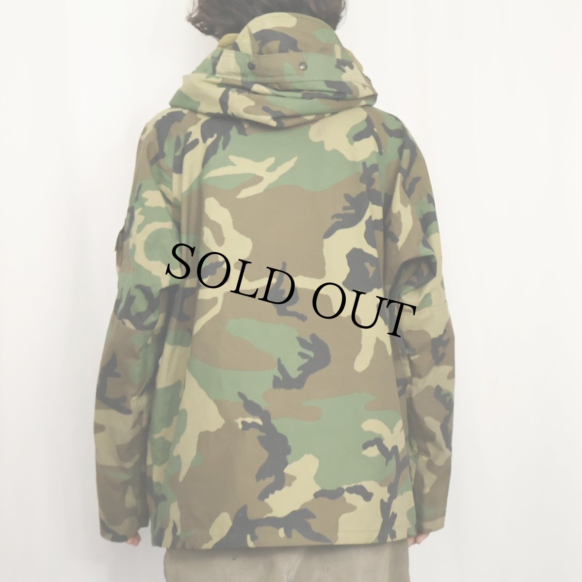 画像3: 90's U.S.MILITARY ECWCS GEN1 ウッドランドカモ GORE-TEXパーカ MEDIUM-SHORT (3)