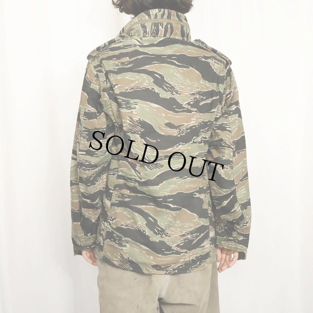 画像3: 80's U.S.ARMY M-65 タイガーストライプカモ フィールドジャケット 3rd SMALL-REGULAR (3)