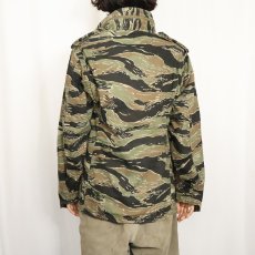 画像3: 80's U.S.ARMY M-65 タイガーストライプカモ フィールドジャケット 3rd SMALL-REGULAR (3)