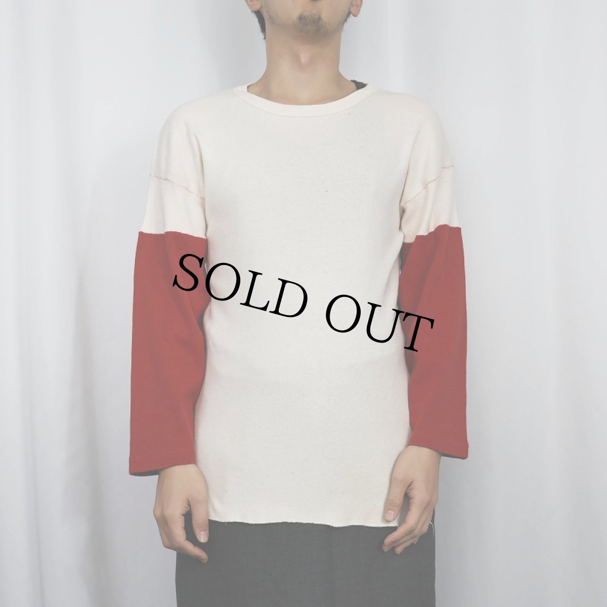 画像2: 〜60's EMPIRE 2トーン カットソー L (2)