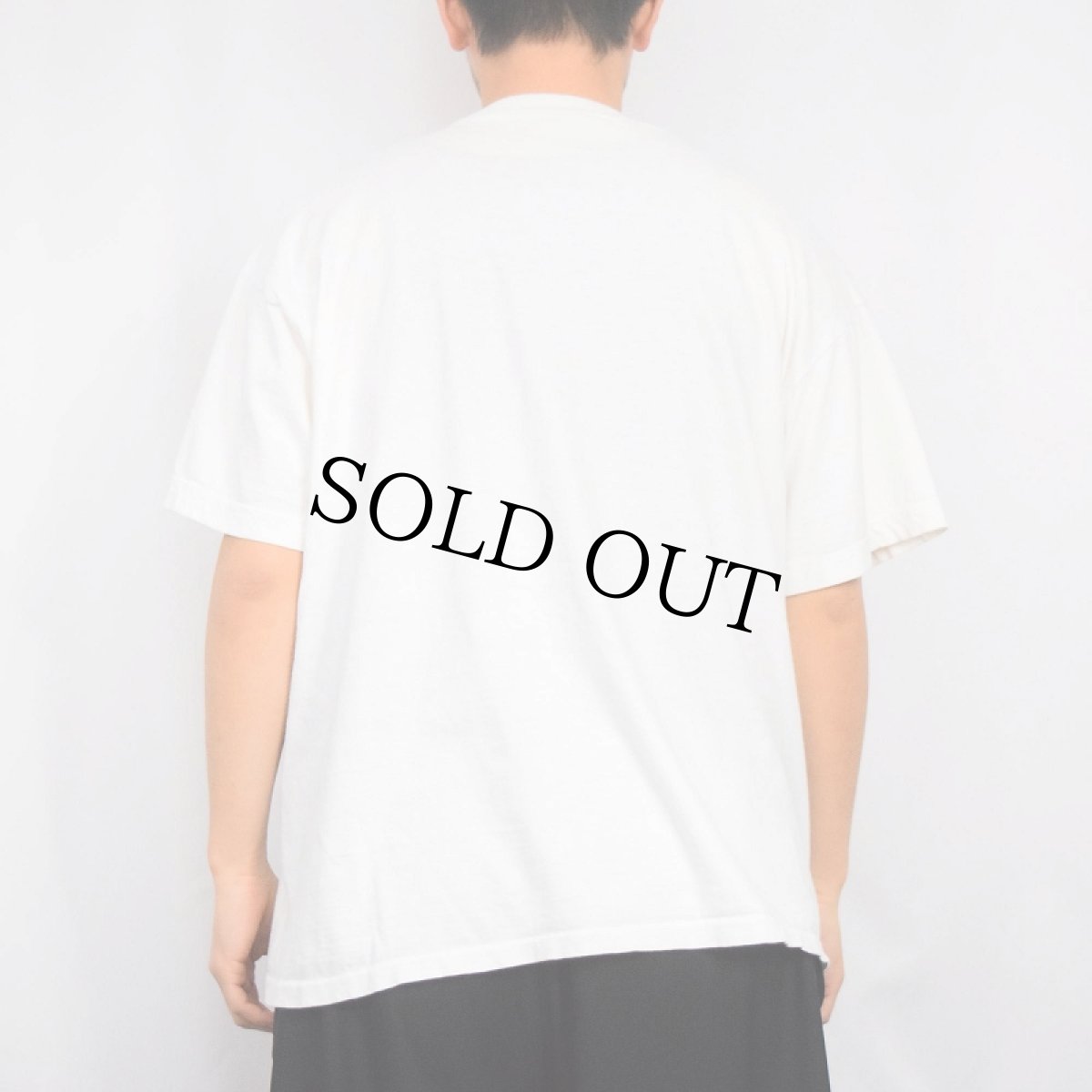 画像3: 80〜90's "RAS MICKEY" キャラクターパロディ プリントTシャツ XL (3)