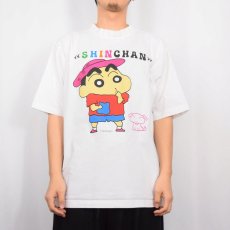 画像2: クレヨンしんちゃん キャラクタープリントTシャツ XL (2)