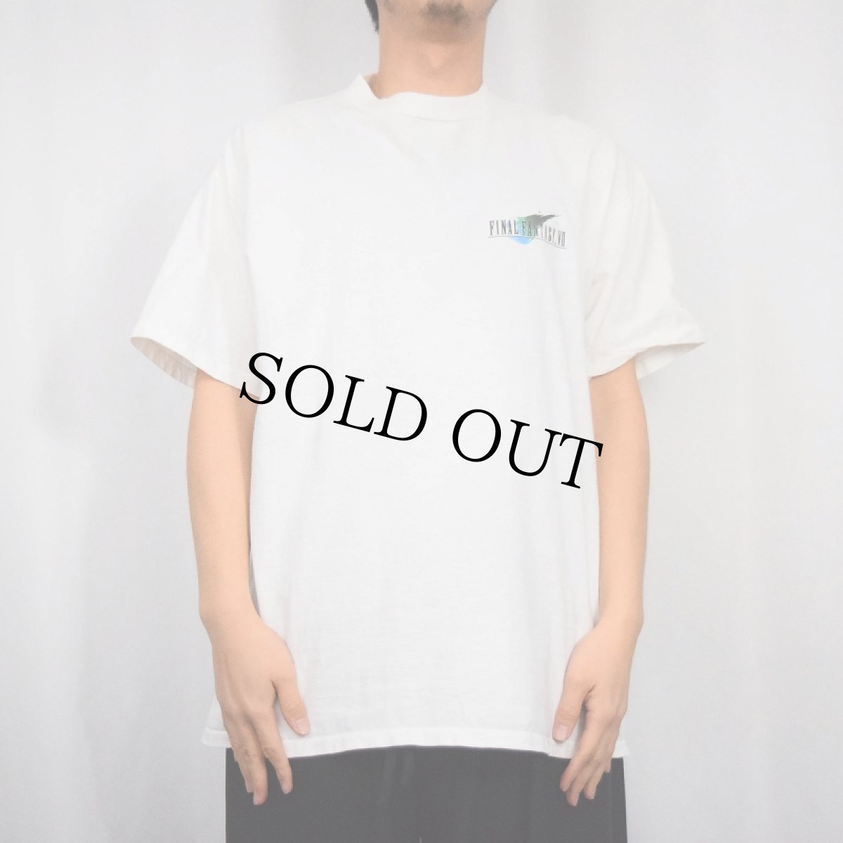 画像2: 90's FINAL FANTASY VII "Cloud Strife"  ゲームプリントTシャツ XL (2)