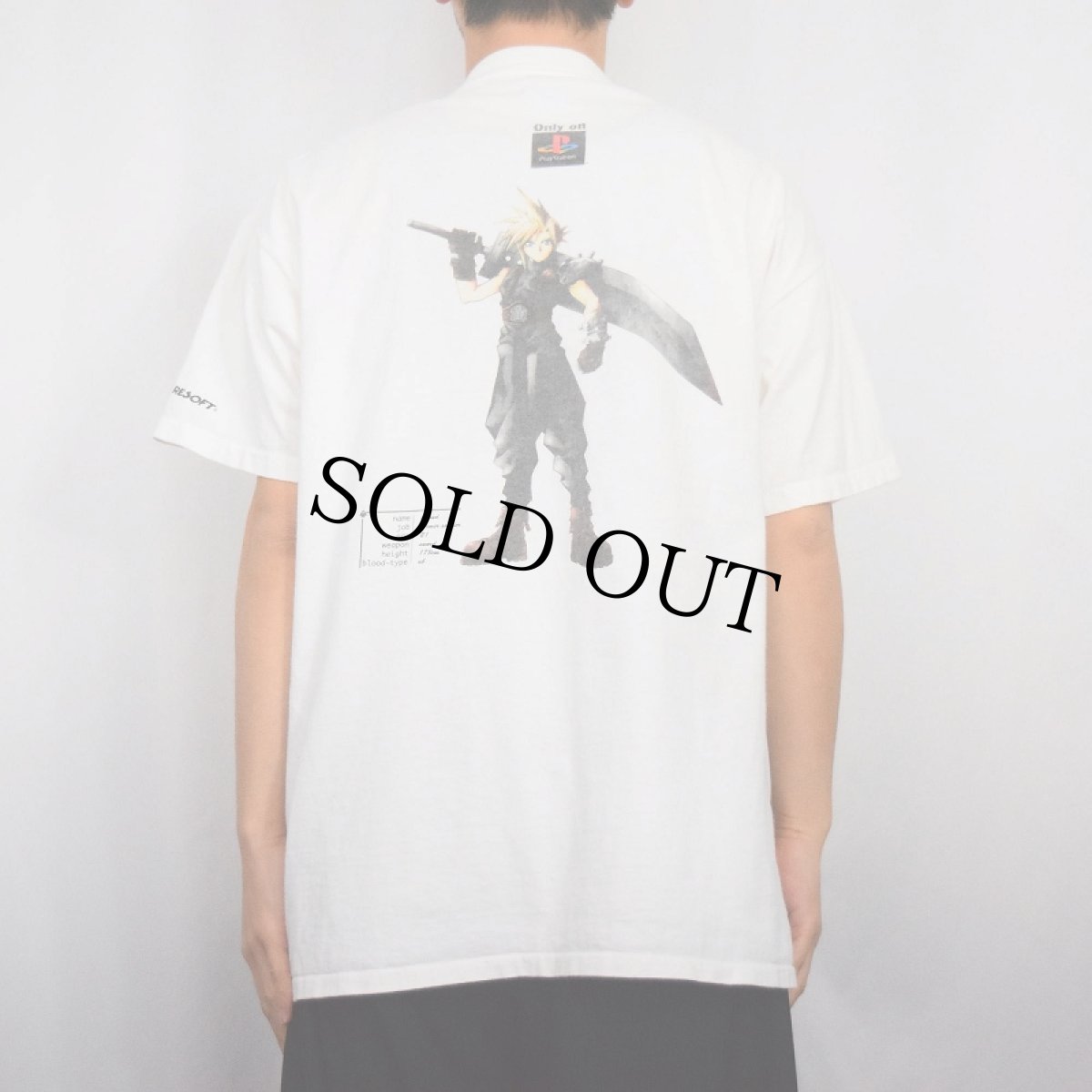 画像3: 90's FINAL FANTASY VII "Cloud Strife"  ゲームプリントTシャツ XL (3)