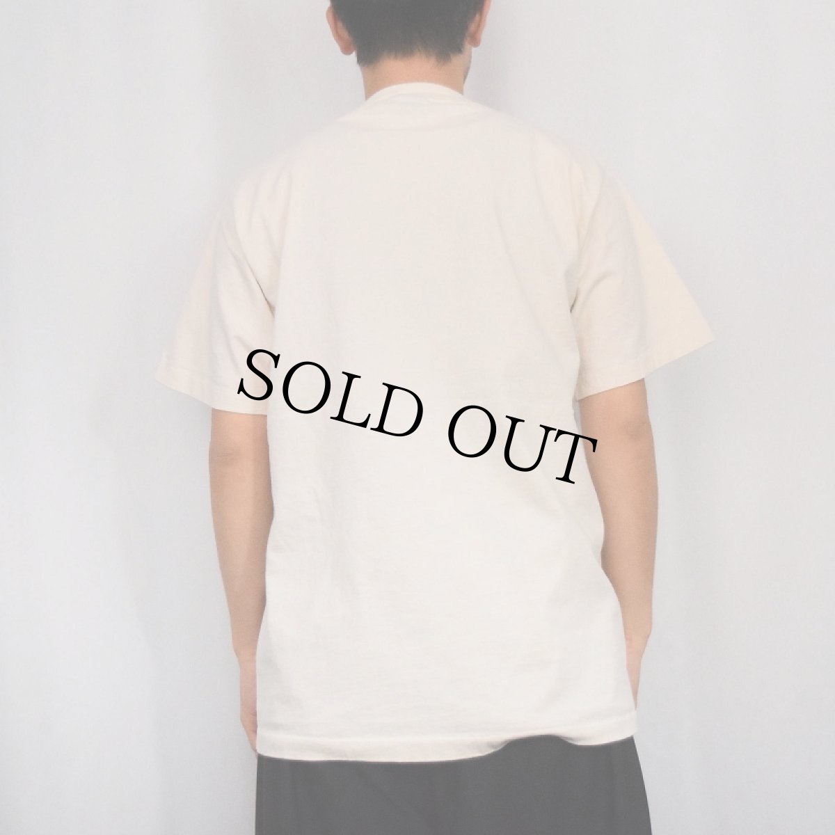 画像3: 90's Kermit USA製 "Think green" キャラクター パロディプリントTシャツ XL (3)