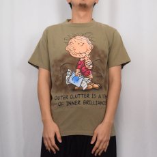 画像2: 90's PEANUTS "PIG PEN" USA製 キャラクタープリントTシャツ M (2)