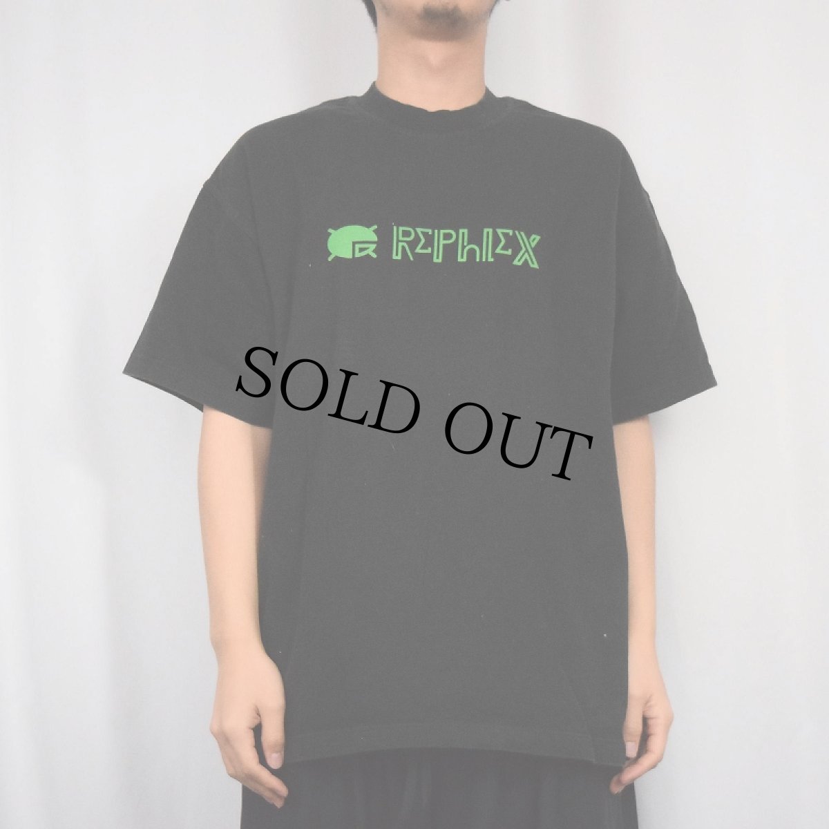 画像3: Rephlex Records "BRAINDANCE" レコードレーベル プリントTシャツ BLACK XL (3)