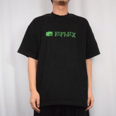 画像3: Rephlex Records "BRAINDANCE" レコードレーベル プリントTシャツ BLACK XL (3)