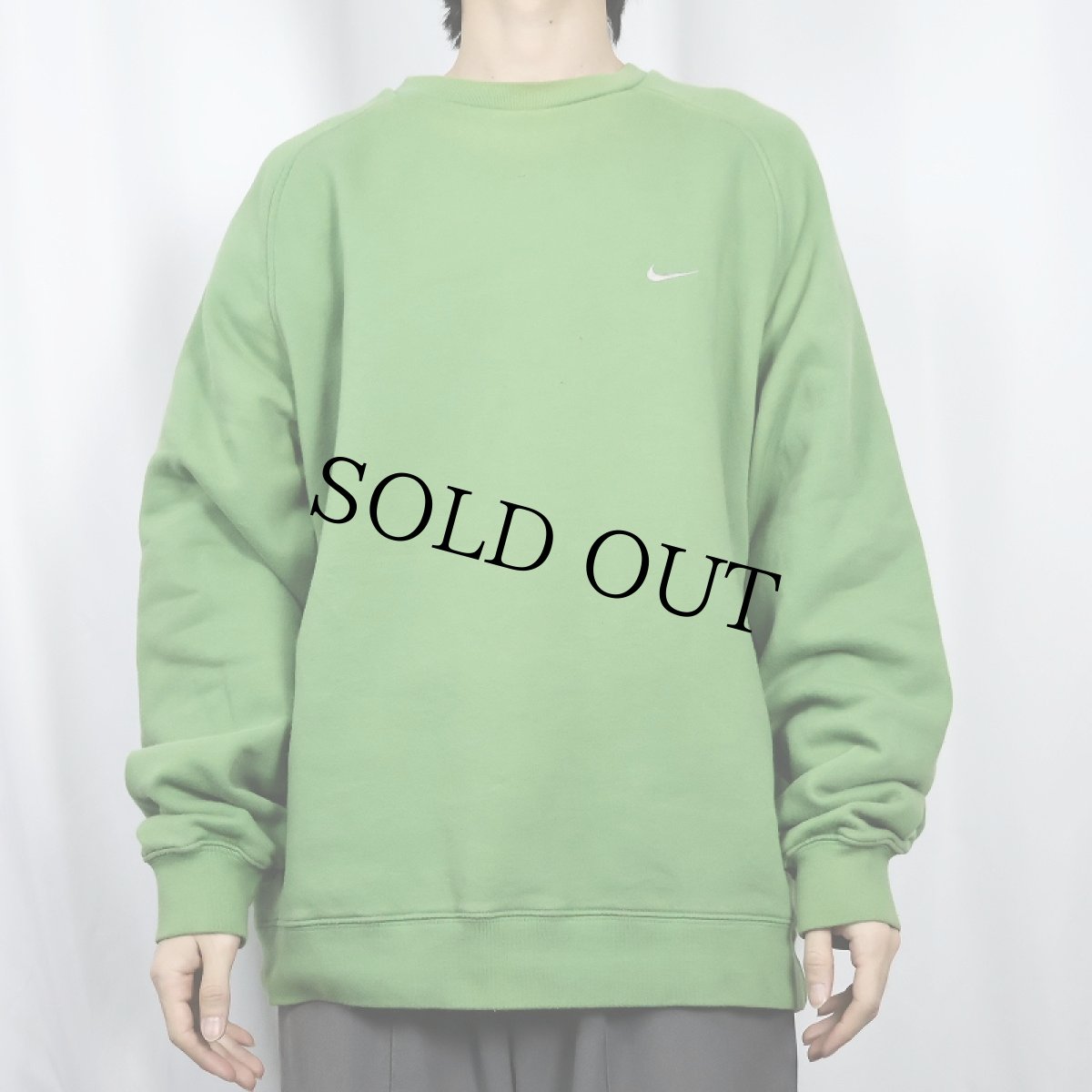 画像2: NIKE ロゴ刺繍スウェット XL (2)