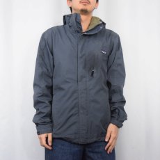 画像2: 90〜2000's Patagonia エコレインシェルジャケット M (2)