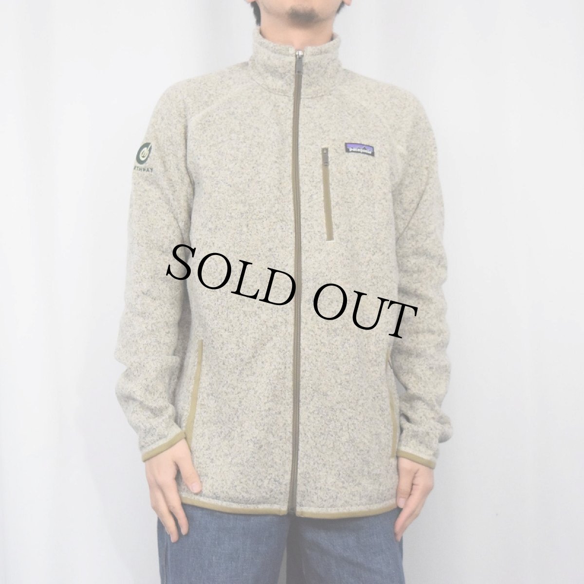 画像2: 2010's Patagonia "NORTHWAY" 刺繍入り ベターセーター L (2)