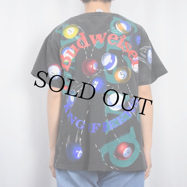 90年代 90s バドワイザー アメリカ製 半袖Tシャツ 黒 ブラック 企業