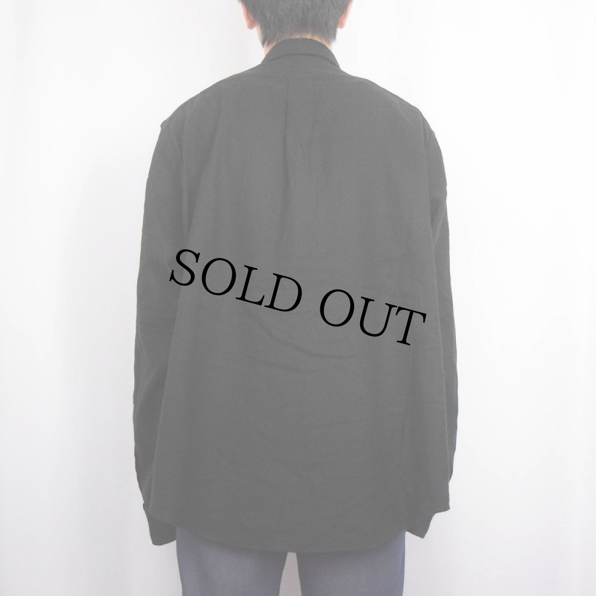 画像4: POLO Ralph Lauren ライトネルシャツ BLACK XXL (4)