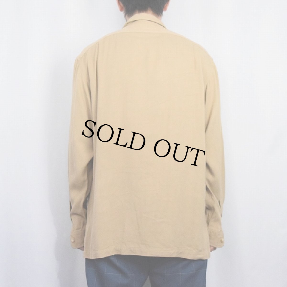 画像3: 90's POLO Ralph Lauren USA製 レーヨンオープンカラーシャツ M (3)