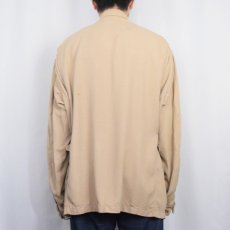 画像3: 90's POLO Ralph Lauren レーヨンギャバジンジャケット L (3)