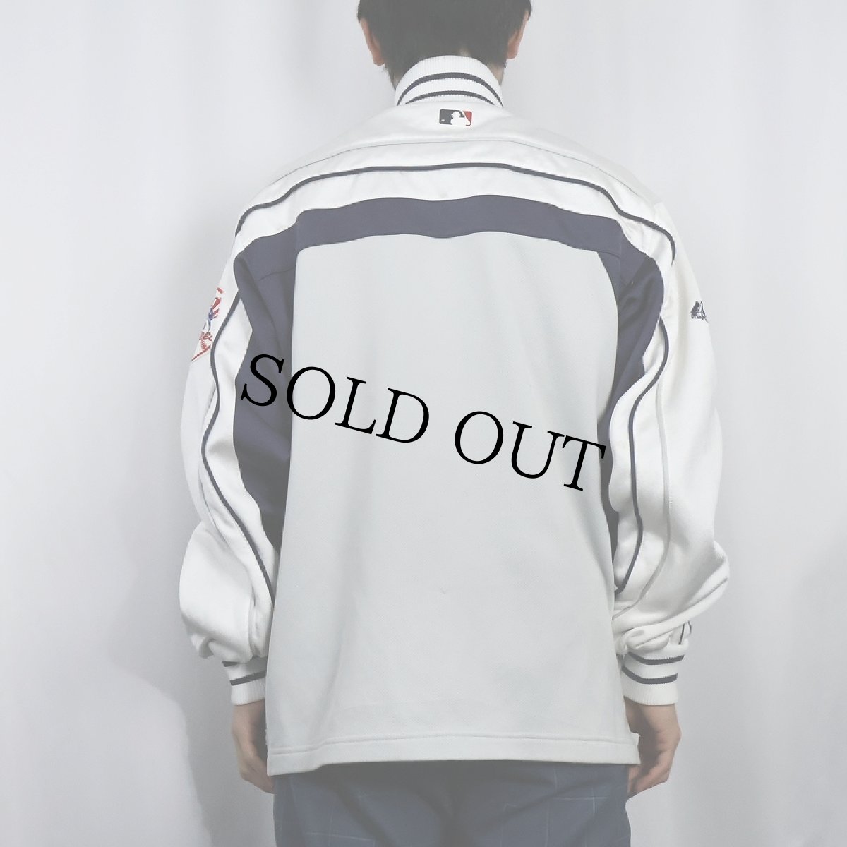 画像3: 【SALE】 MLB New York Yankees パッチ付き トラックジャケット M (3)