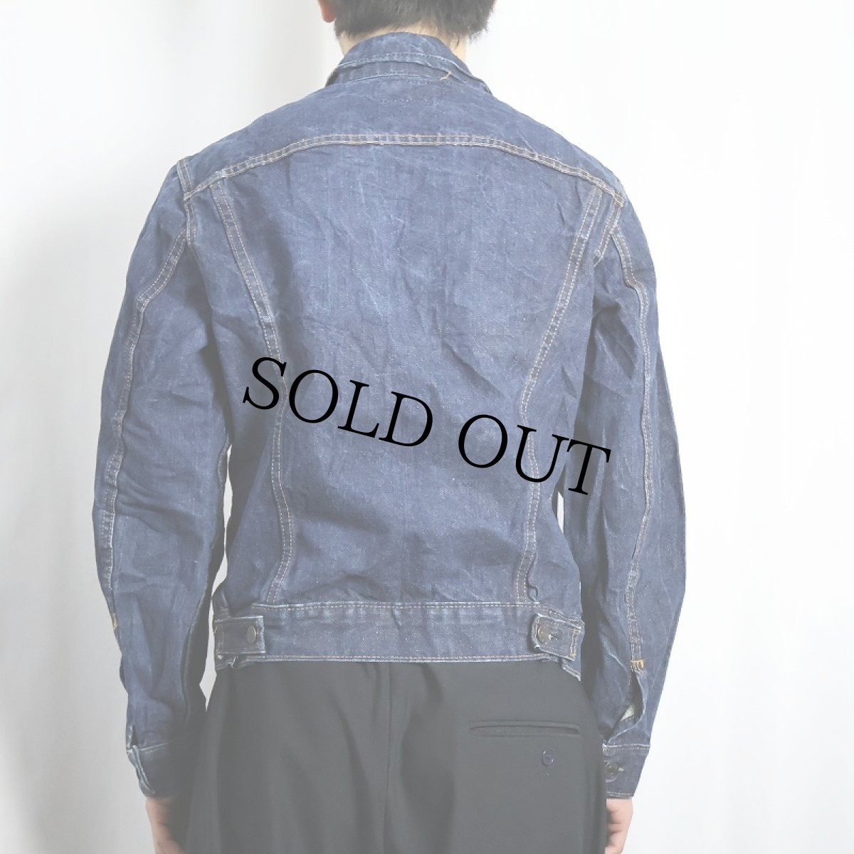 画像3: 60's LEVI'S 70505 BIGE デニムジャケット (3)