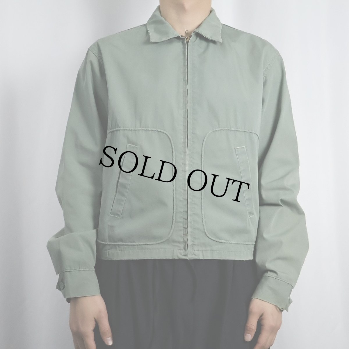 画像2: 50〜60's Sir Jac コットンスイングトップ (2)