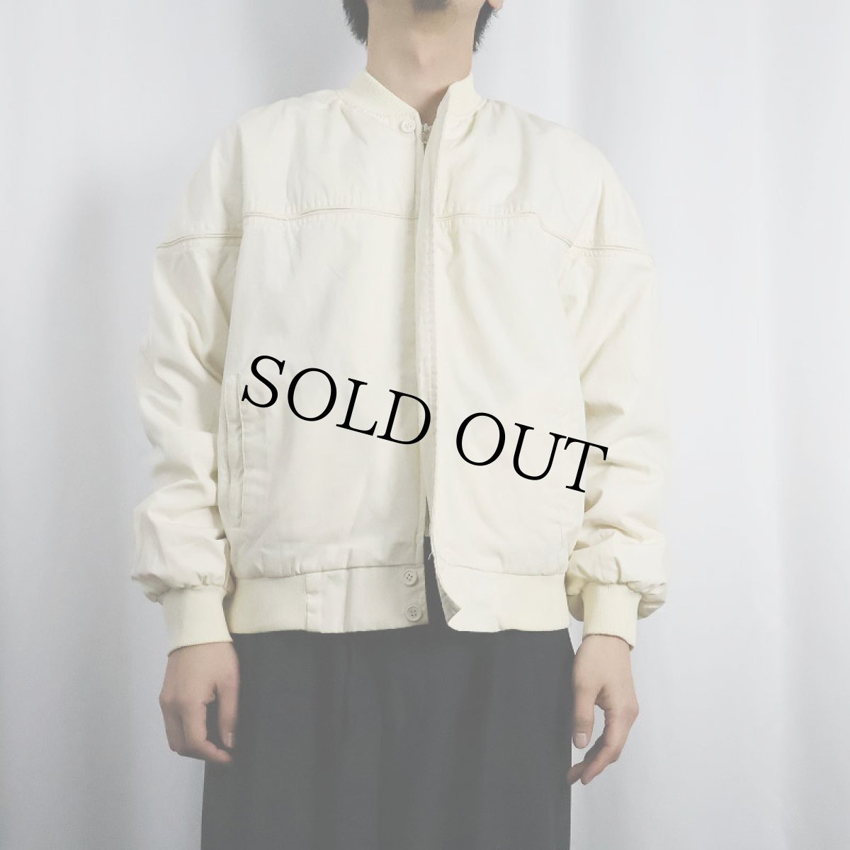 画像2: 80's Sears "Derby Jacket TYPE" 中綿キャップショルダージャケット L (2)