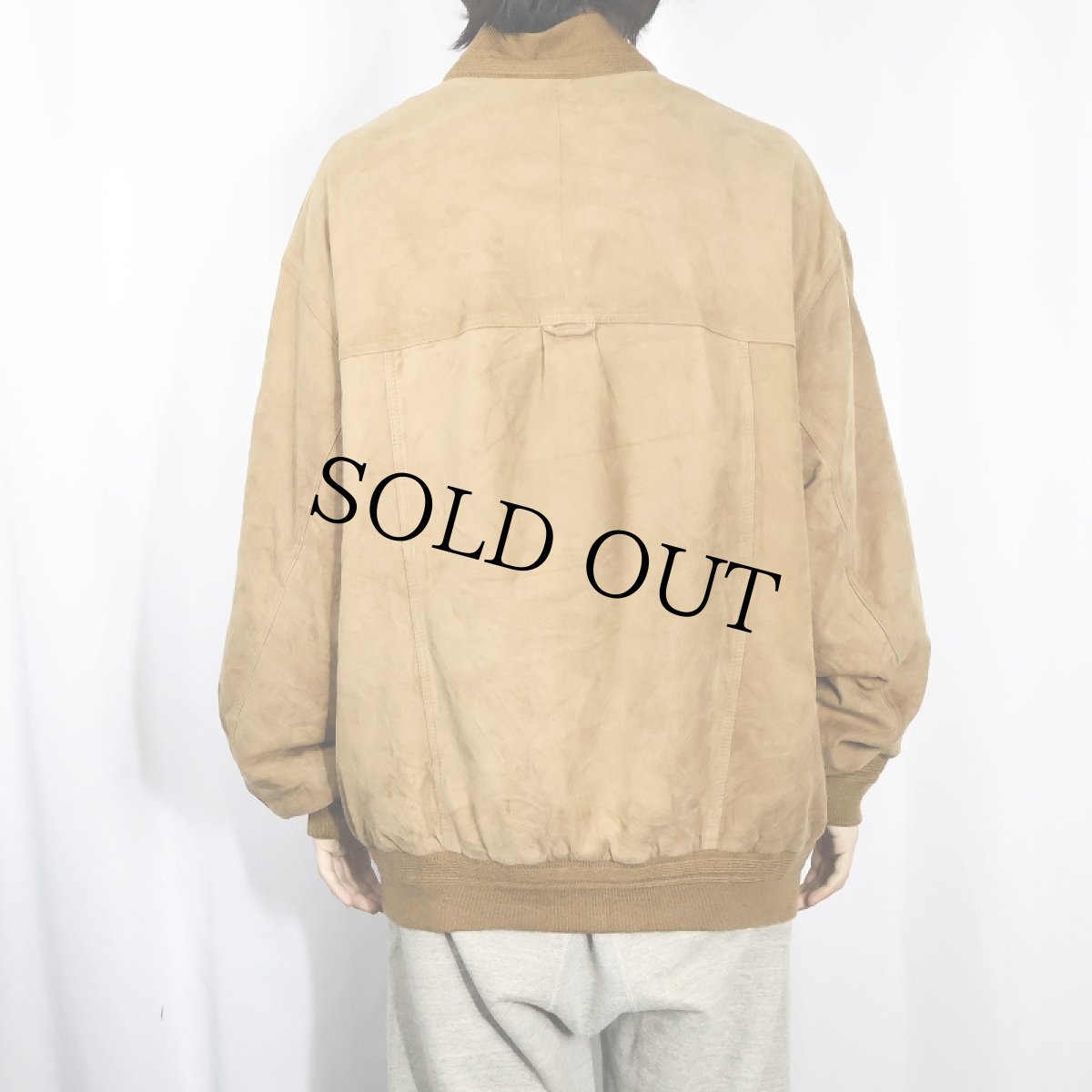 画像3: スエードレザージャケット size56 (3)