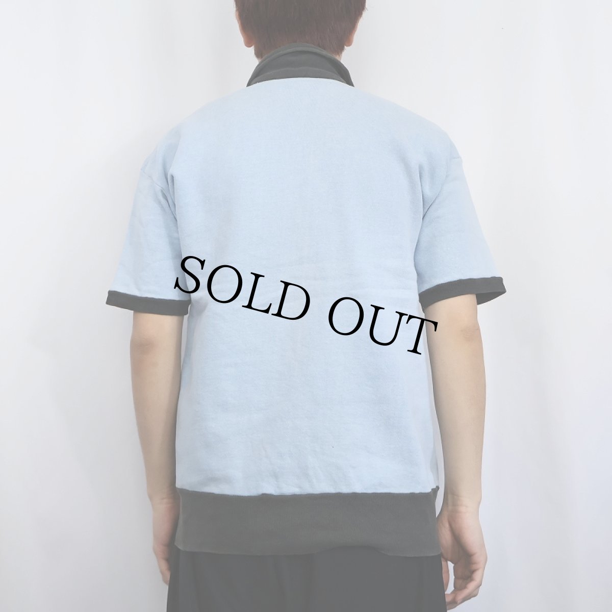 画像3: 60's Hanes BREEZE SHIELD ハーフジップ 2トーンスウェット XL (3)