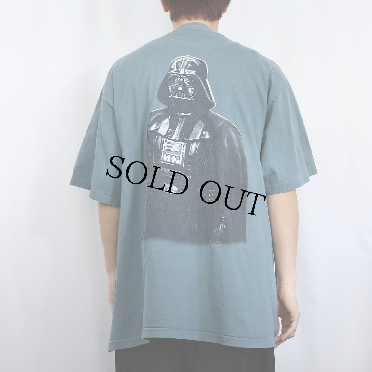 画像4: 90's STARWARS USA製 "DARTH VADER" Calvin Klein パロディプリントTシャツ XL (4)